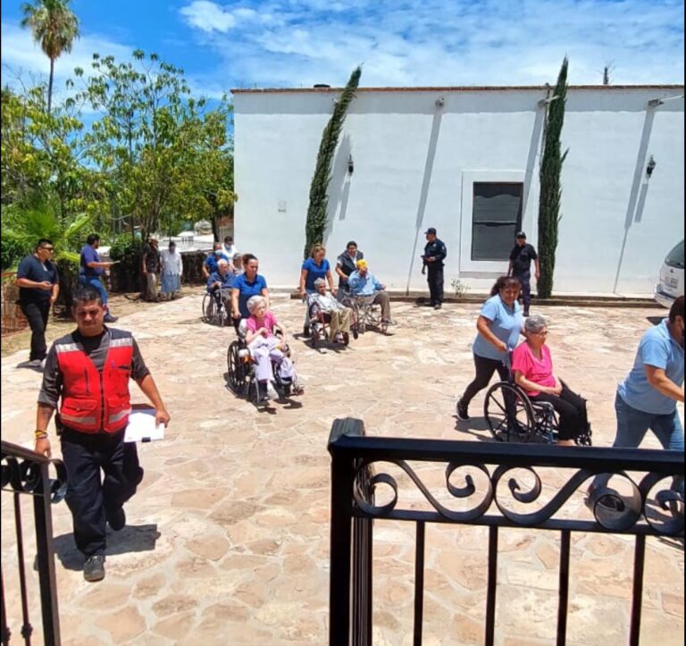 Se realizó simulacro de evacuación en el casa hogar Inmaculada