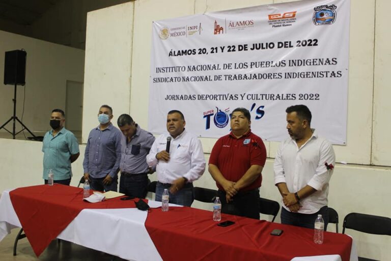 INAUGURAN JORNADAS DEPORTIVAS Y CULTURALES DEL INPI Y SINDICATO NACIONAL DE TRABAJADORES INDIGENISTAS 2022