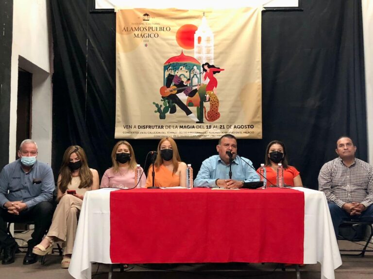 PRESENTAN PROGRAMA DEL FESTIVAL CULTURAL ÁLAMOS PUEBLO MÁGICO