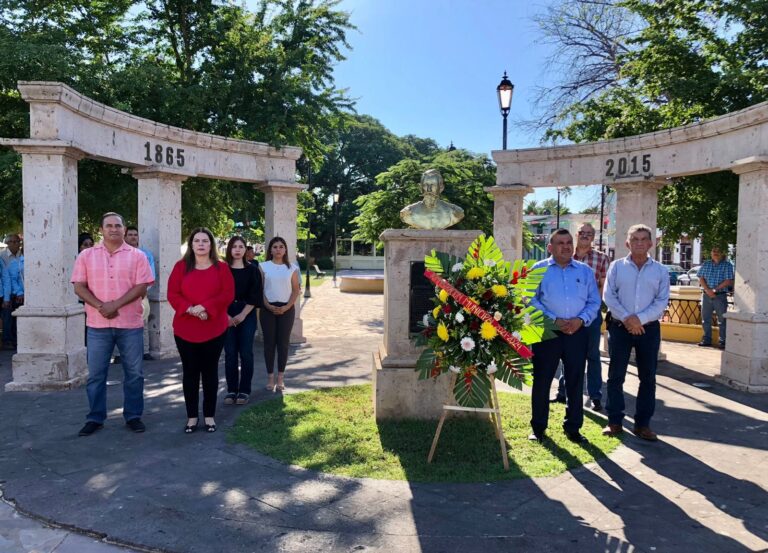 Conmemoran 157 aniversario a la memoria del General Antonio Rosales Flores