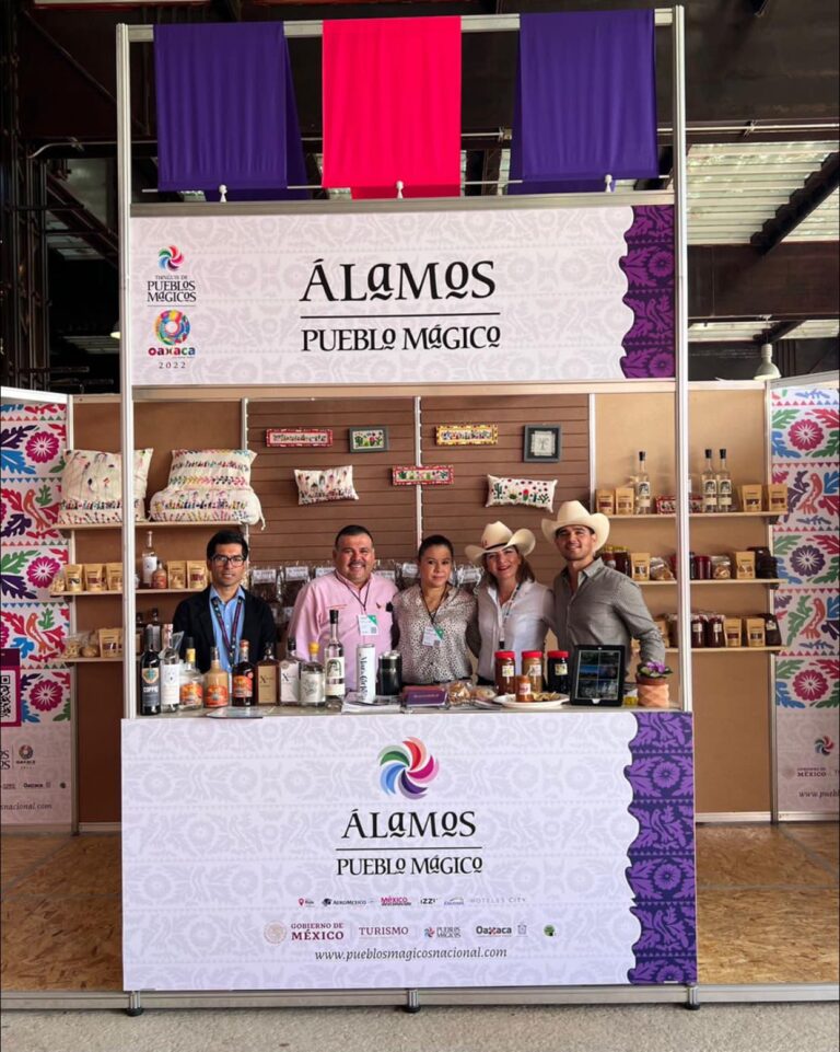 Álamos presente en el Tianguis de Pueblos Mágicos que se desarrolla en Oaxaca