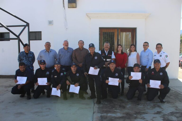 CONCLUYEN SATISFACTORIAMENTE CURSO DE FORMACIÓN INICIAL ELEMENTOS DE SEGURIDAD PÚBLICA DE ÁLAMOS