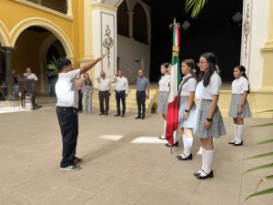 Inician Ceremonias Cívicas en Conmemoración del mes de la patria