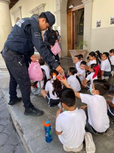 PROMUEVE SEGURIDAD PÚBLICA MUNICIPAL MEDIDAS DE PREVENCIÓN EN ESCUELA PRIMARIA BARTOLOMÉ M. SALIDO