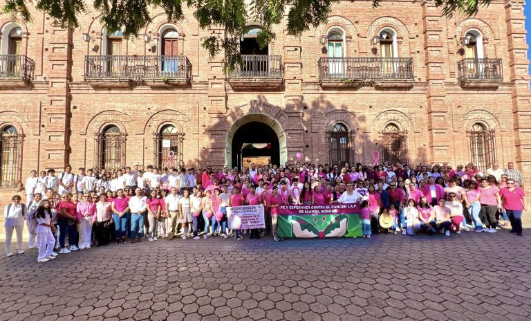 REALIZA DIF MUNICIPAL EN COORDINACIÓN CON H. AYUNTAMIENTO “CAMINATA ROSA” COMO PARTE DE LAS ACTIVIDADES DEDICADAS A LA CONCIENTIZACIÓN SOBRE EL CÁNCER DE MAMA